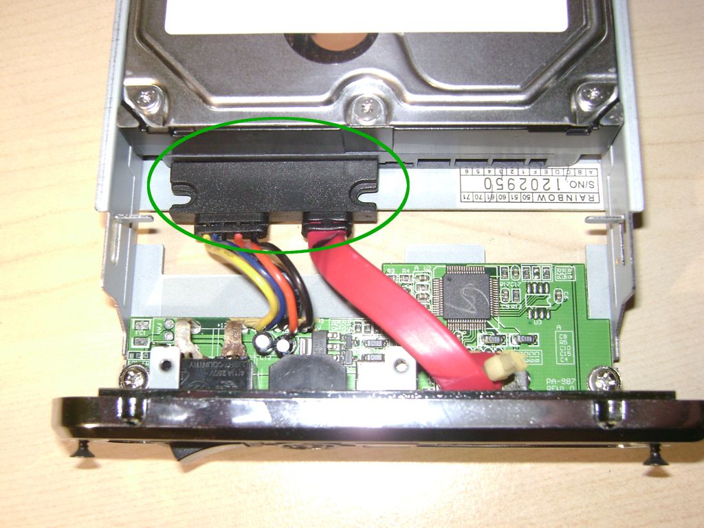 Properly Mated SATA Connectors