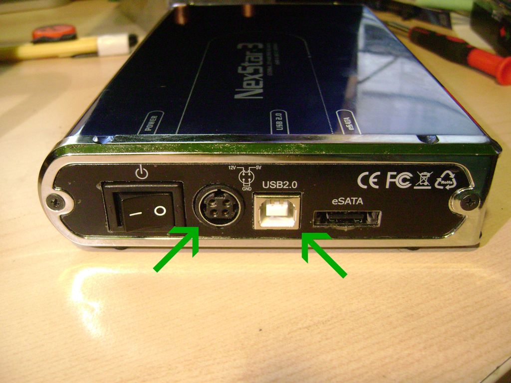 Connect the Drive to Its Power and Your Computer