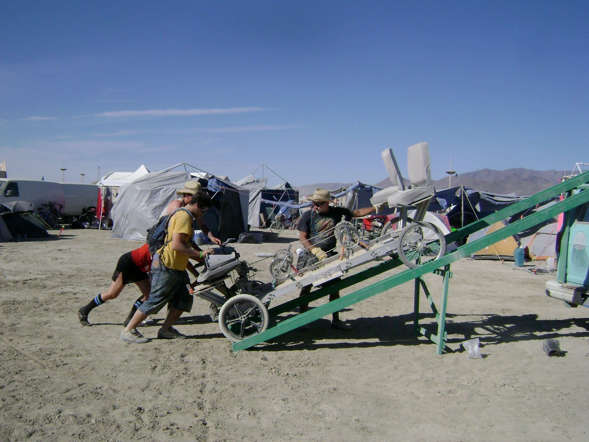 Pushing it Up the Ramp