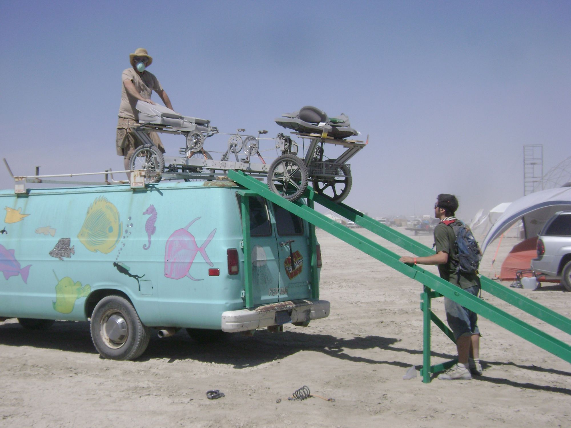 Unloading the Quadracycle