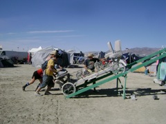 Pushing it Up the Ramp