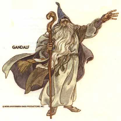cartoon gandalf