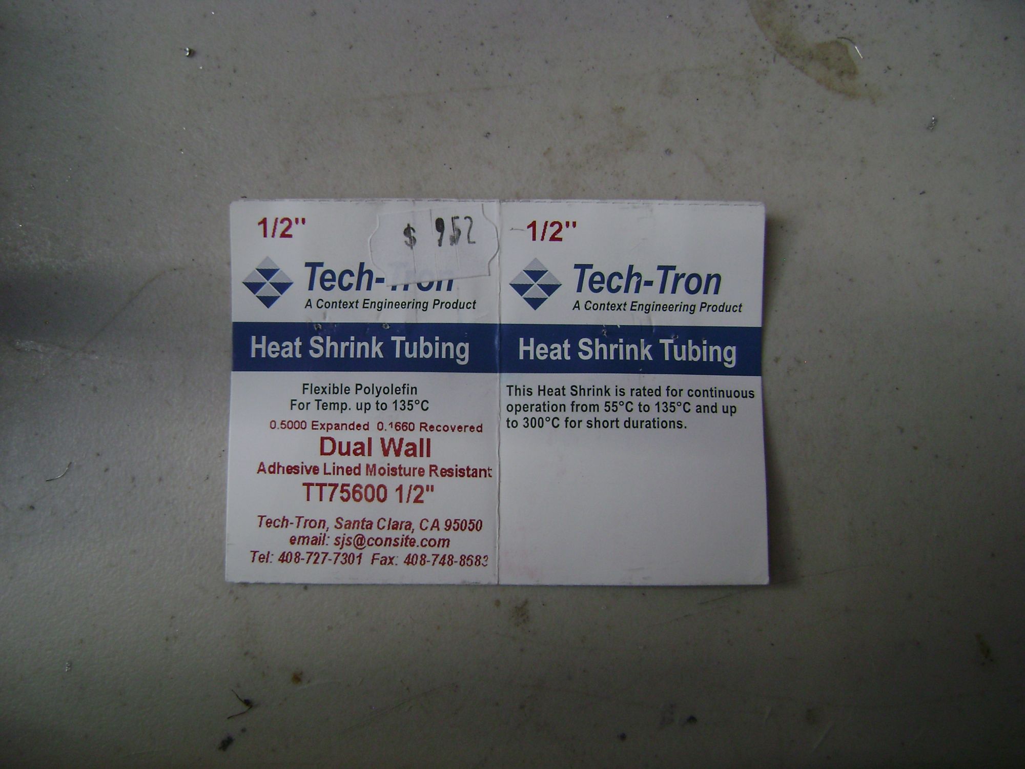 Heat Shrink Tubing with Hot Melt Glue