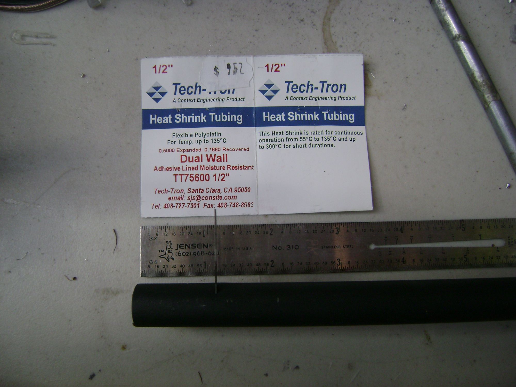 Heat Shrink Tubing -- continued