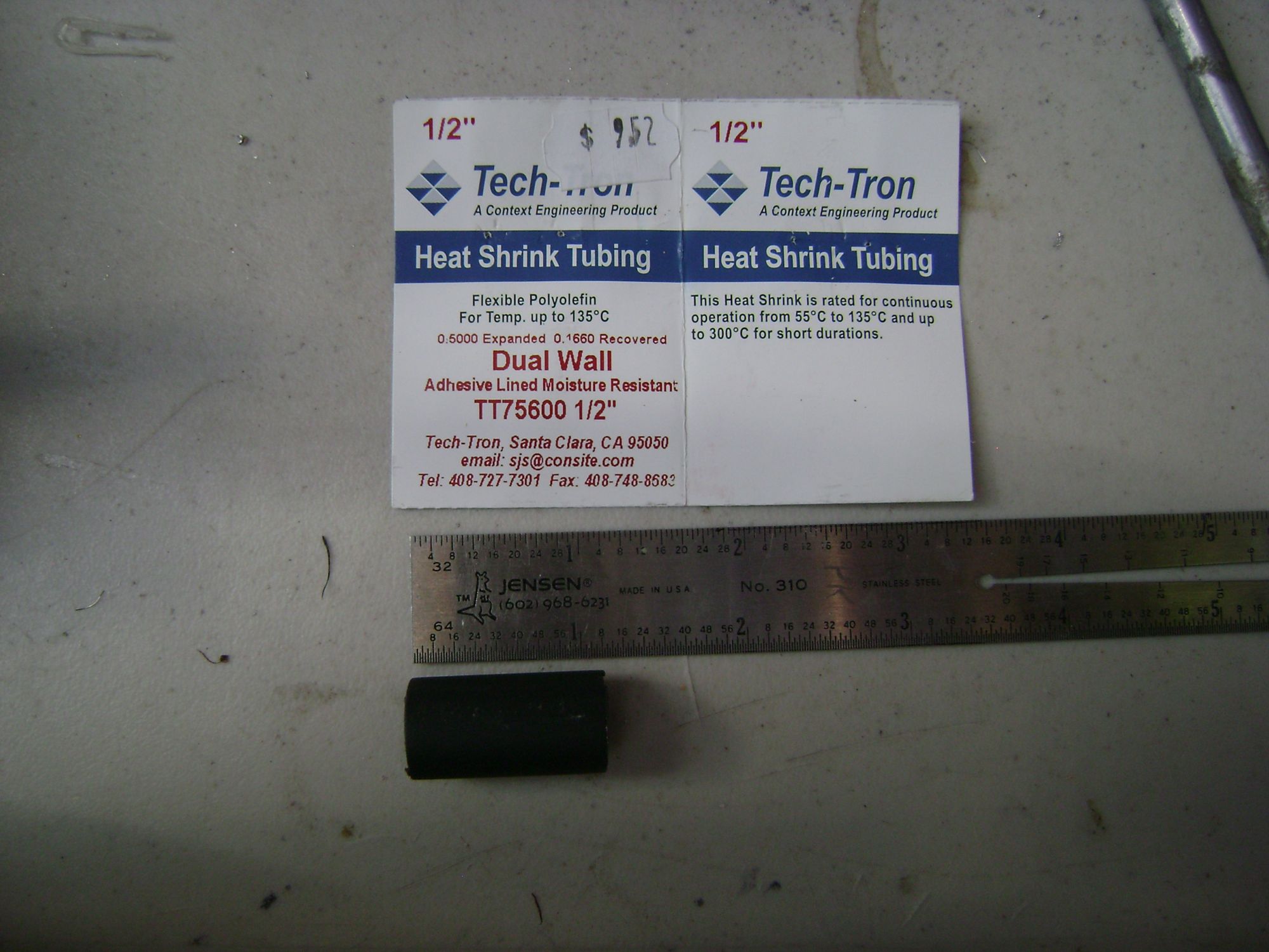 Heat Shrink Tubing -- continued