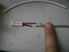 Position the Heat Shrink Tubing *BEFORE* soldering